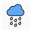 Drizzle Rain Raindrop Icon