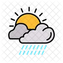 霧雨、霧雨、雨 アイコン