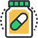 Drogen Medizin Flasche Icon