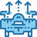 Drohne Technologie Hardware Symbol