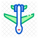 Drohne Flugzeug Quadrocopter Symbol