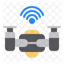 Drohne Quadrocopter Drohnenkamera Symbol