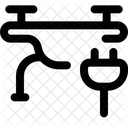 Drohne Mit Schwacher Batterie Symbol