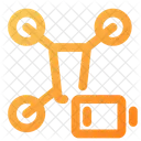 Drohnenladung Niedrig Symbol