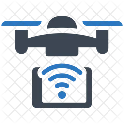 Drohnensteuerung per Mobilgerät  Symbol