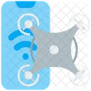 Drohne WLAN  Symbol