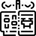 Drohne Controller Fernbedienung Symbol