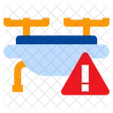 Technische Warnung Fur Drohnen Technischer Alarm Fur Drohnen Alarm Symbol