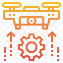 Drohne Steuerung Technik Symbol