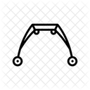 Drohne Landung Ausrustung Symbol