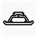 Drohne Landung Ausrustung Symbol