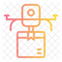 Drohne LKW Lieferung Symbol