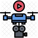 Drohnenvideo  Symbol