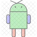 Droid Lineal Color Icon Icon