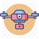 Drone Helicoptero Video Icon