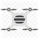 Dron con piloto automático  Icono