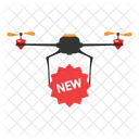 New Drone Delivery Icon