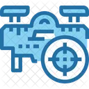 Drone Target Technology Icon
