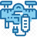 Drone Battery Technology Icon
