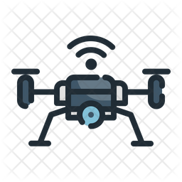 Drone Icon Of Colored Outline Style Available In Svg Png Eps Ai Icon Fonts