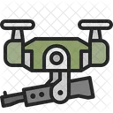 Drone Military Surveillance Icon
