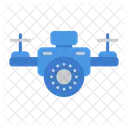 Drone Surveillance Camera Icon