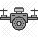 Drone Surveillance Camera Icon