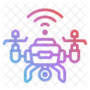 Drone Technology Internet Icon