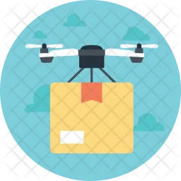 Drone Air Delivery  Icon