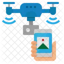 Drone Smart Phone Icon