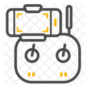 Controle Remoto Drone Dispositivo De Camera Drone Aplicativo De Video Ícone