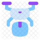 Drone Courier Delivery Package Carrier Icon