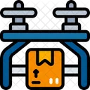 Drone Delivery Package Logistics Icon