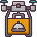 Delivery Drone Food Icon
