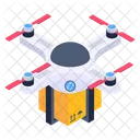 Drone Delivery Quadcopter Delivery Drone Consignment Icon