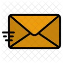 Drone Delivery Send Email Icon