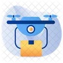 Drone Delivery Drone Package Drone Parcel Icon