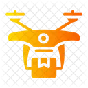 Drone Delivery Package Smart Icon