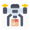 Drone Delivery Shipping Icon
