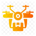 Drone Delivery Box Package Icon