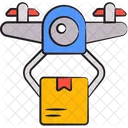 Drone Delivery Shipping Icon