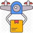 Drone Delivery Shipping Icon