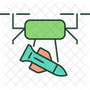 Drone Dive Bomb Aerial Vehicle Drone Attack Icon