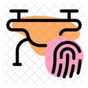 Drone Fingerprint  Icon