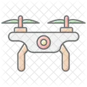 Drone Lineal Color Icon Icon