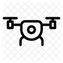 Flying Drone Camera Icon