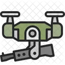 Drone Military Surveillance Icon