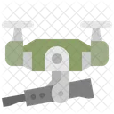Drone Military Surveillance Icon