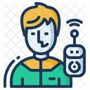 Drone Operator Controller Icon