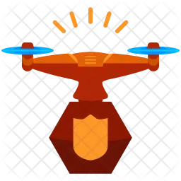 Drone Security  Icon